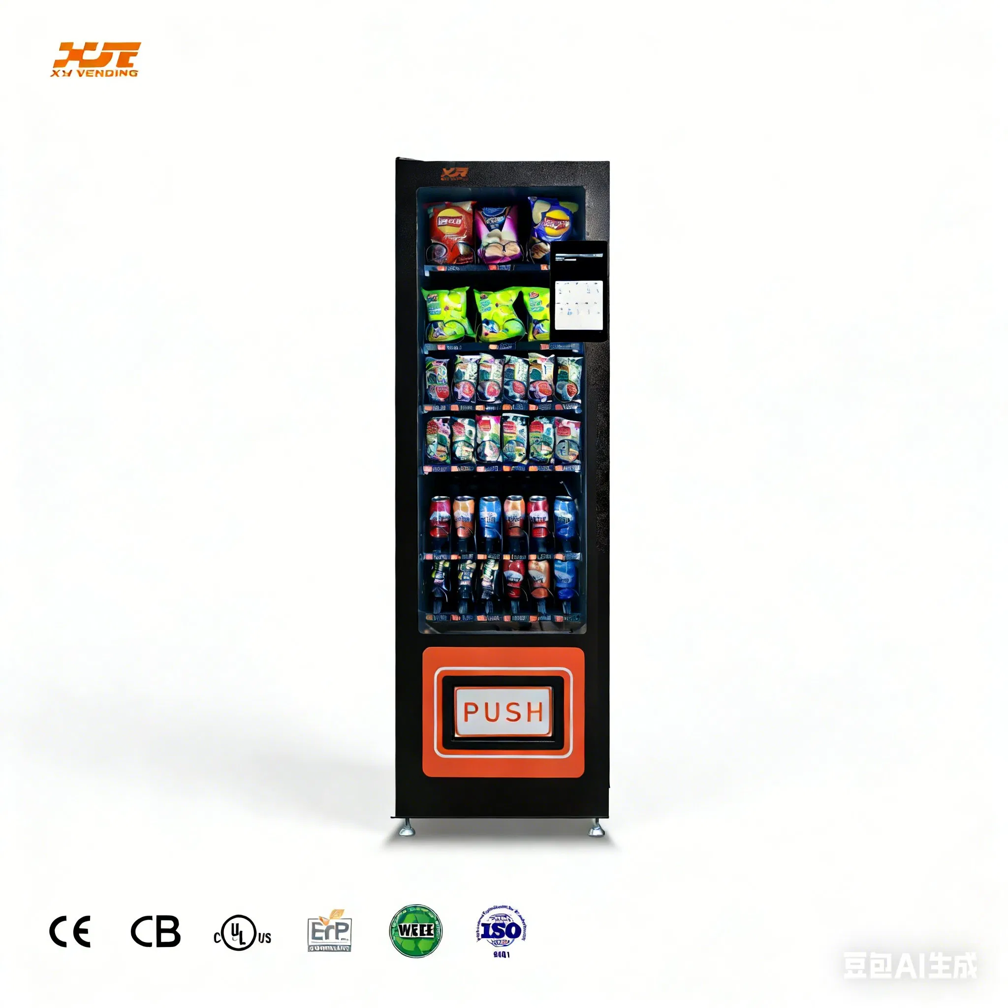 Automatic Water Drinks Snack Self Vending Machine Factory for Sale
