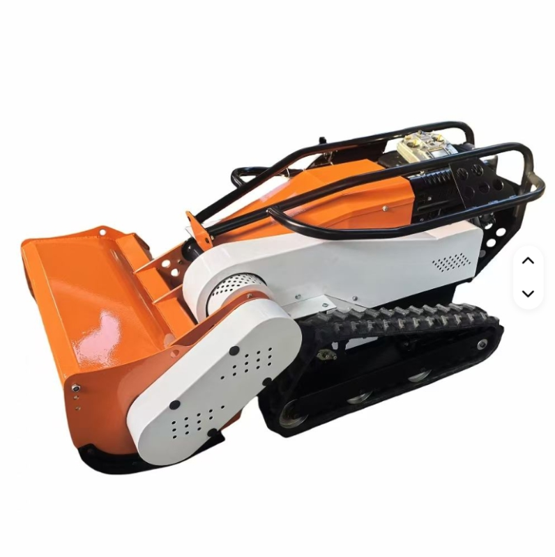 CE Certification Hot Sale 800f Front Mower Crawler Zero Turn Mower Gasoline Mower Remote Control Robot Flail Grass Trimmer Cutter Robot Weed Whacker Lawnmower