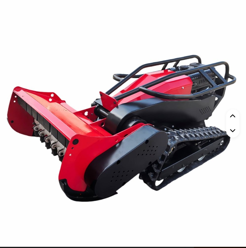 Front Lawn Mower for Land Reclamation, Riverbank Weeding, Tracked CE High-Quality Lawn Mower